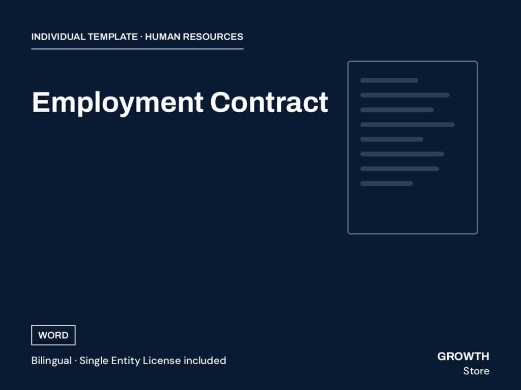 Employment Contract — cover
